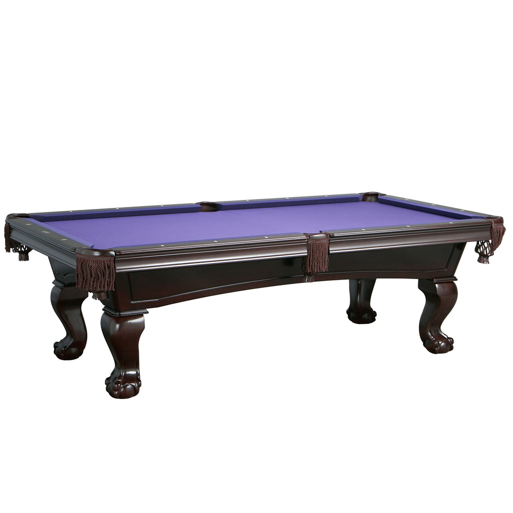 The Lincoln 8 Foot Pool Table Mahogany