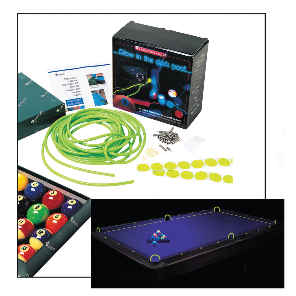 Aramith Glow In The Dark Pool Table Kit