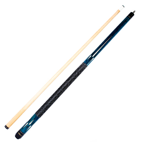 The Hustler Series 58-in  Two Piece Cue Blue