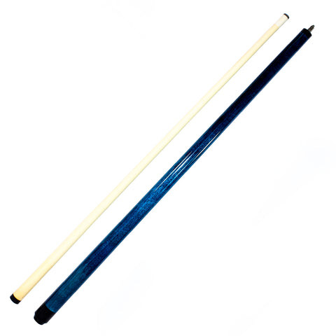 The Premier Series Painted Two Piece Cue Blue