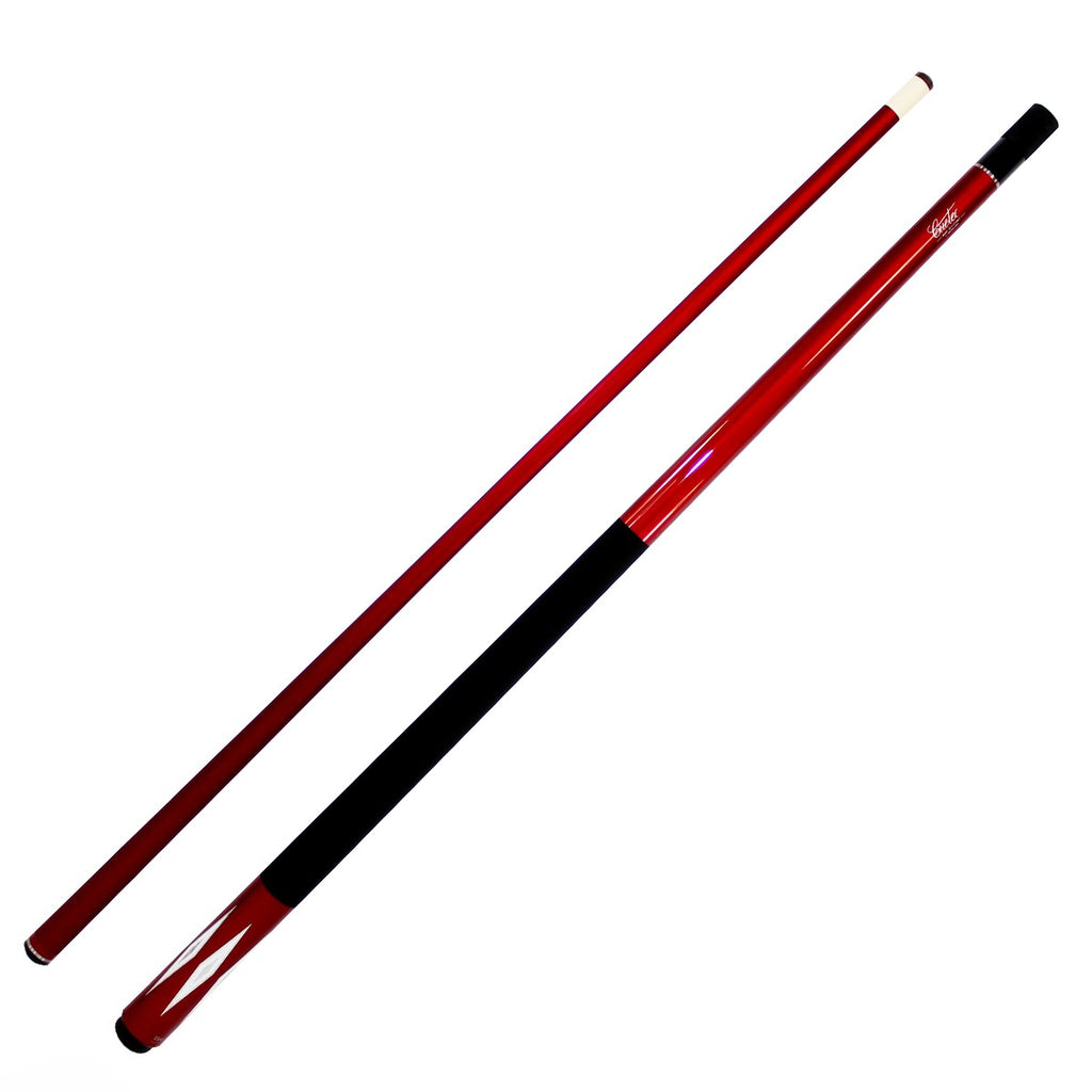 The Cuetec Platinum Diamond Laser Series Cue Red