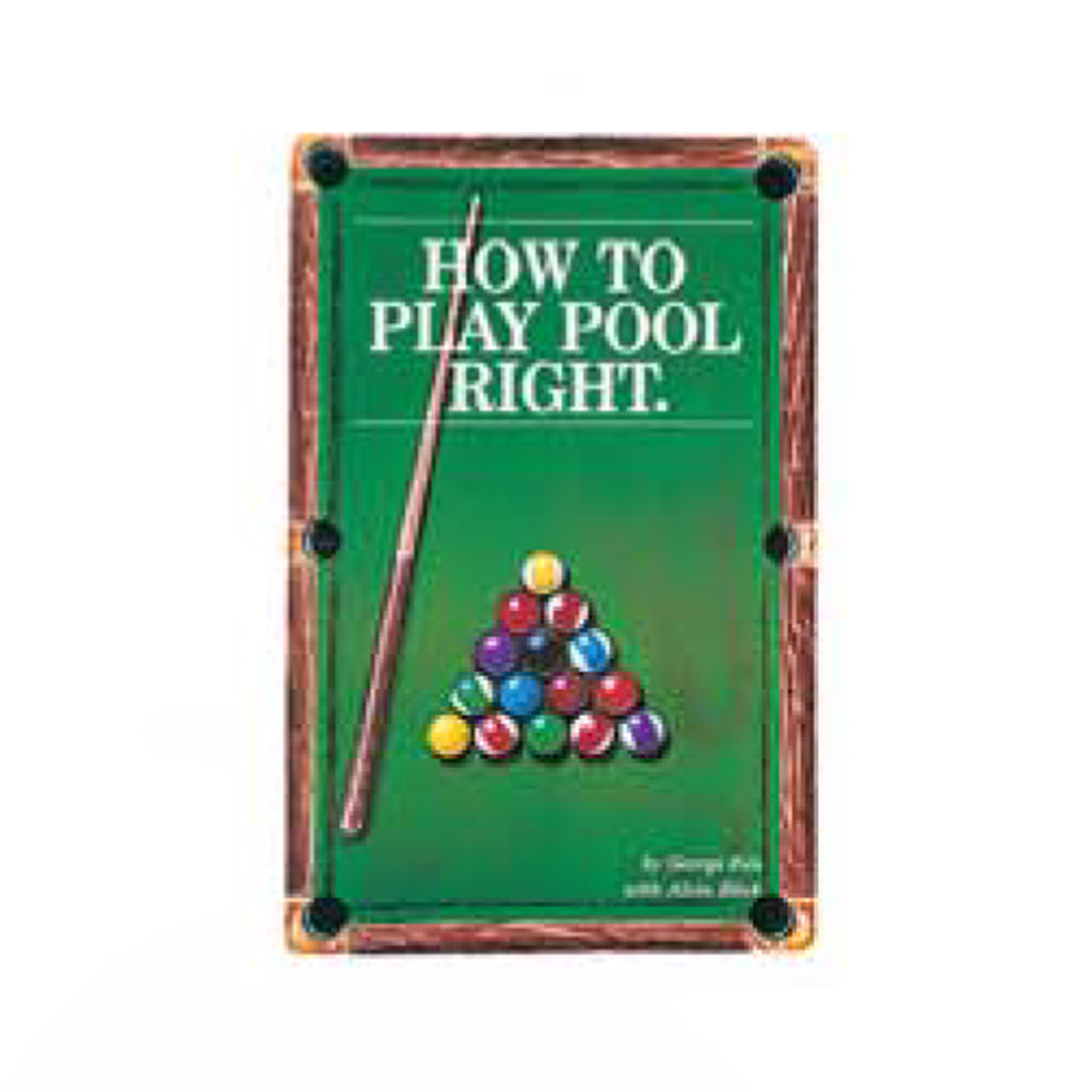 How To Play Pool Right Book