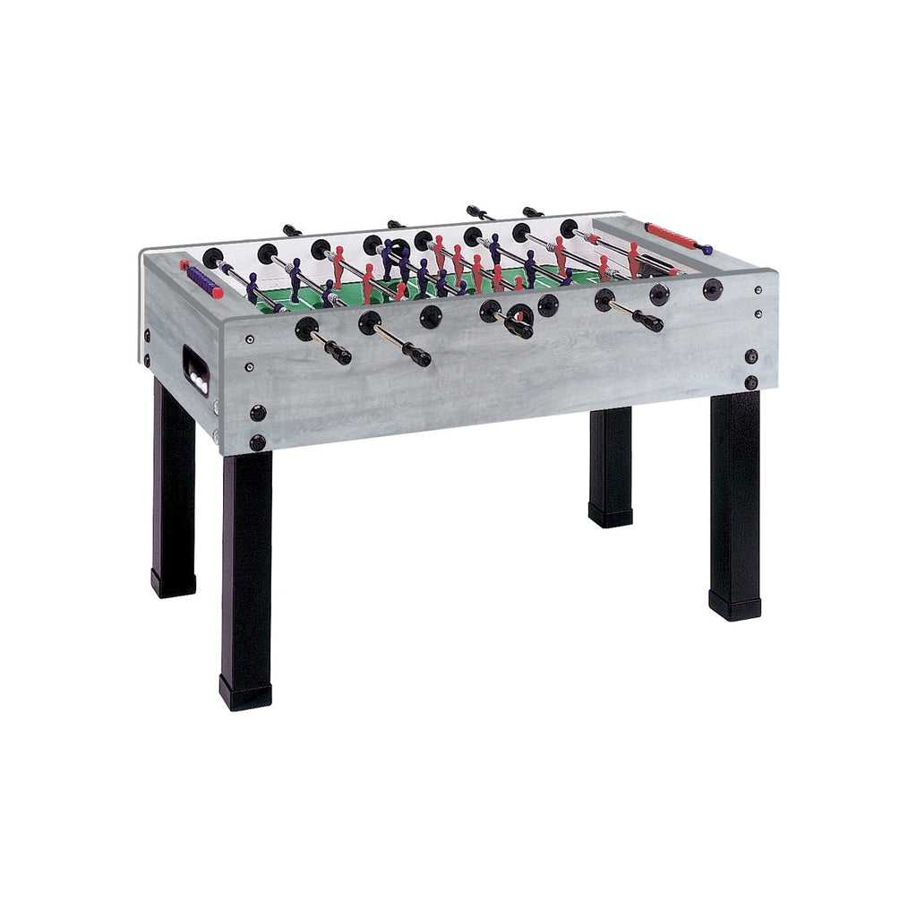 The Garlando G-500 Grey Oak Foosball Table