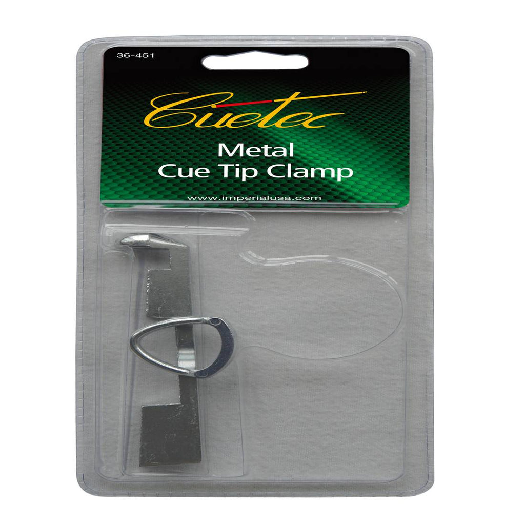 The Cuetec Aluminum Cue Tip Clamp