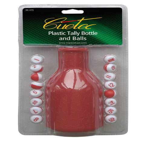 The Cuetec Pool Tally Bottle And Balls