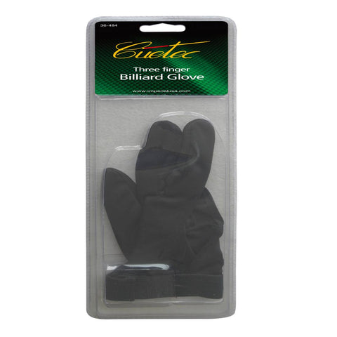 The Cuetec 3 Finger Billiard Glove