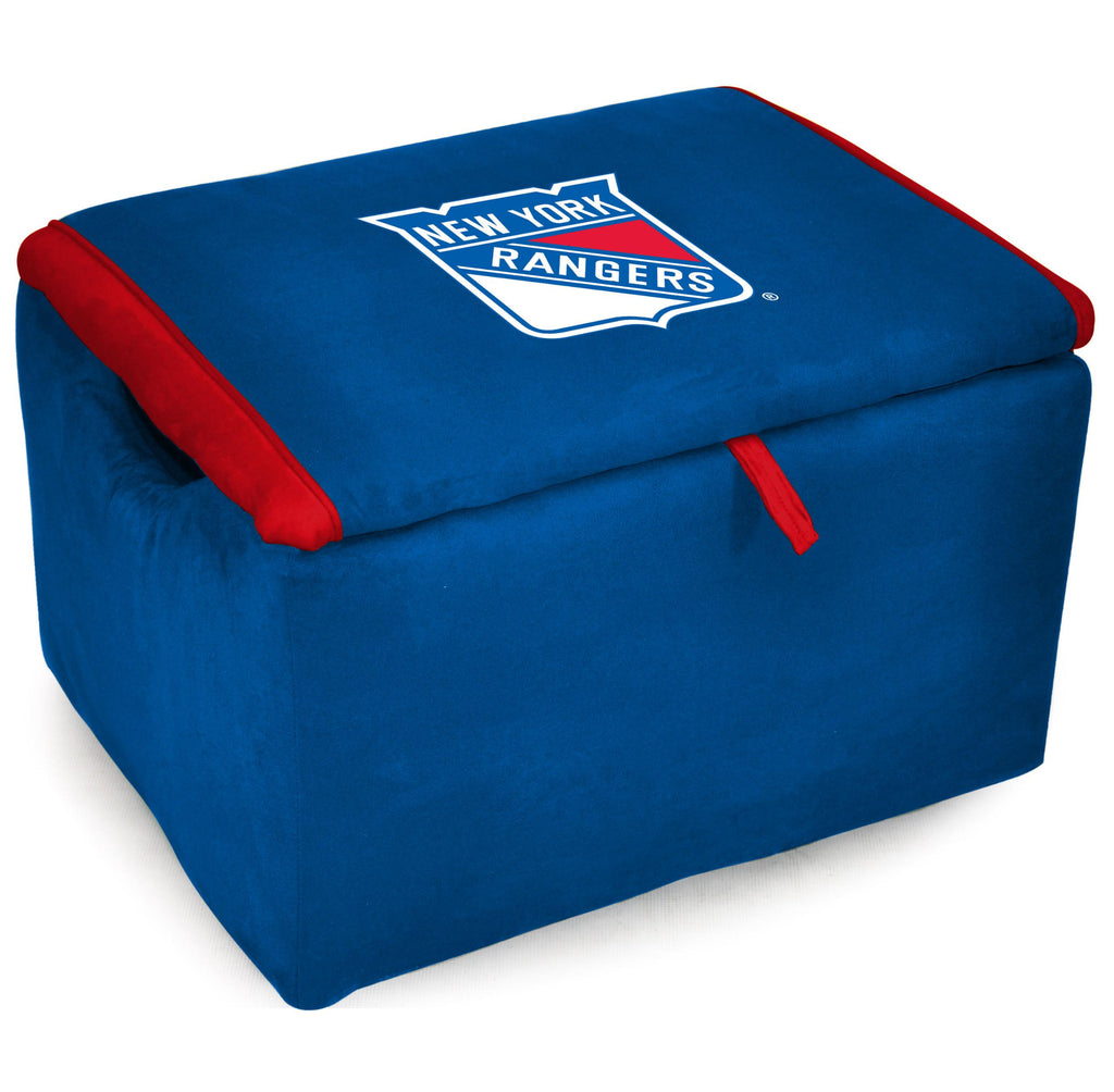 FAN FAVORITE STORAGE BENCH  MICROFIBER